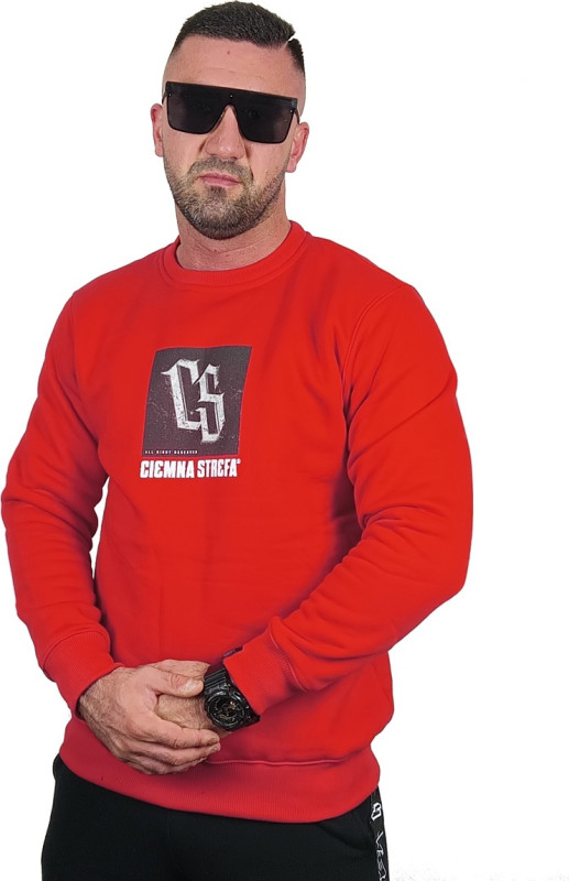 BLUZA KLASYK CS CZERWONA SPRAY