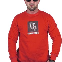 BLUZA KLASYK CS CZERWONA SPRAY