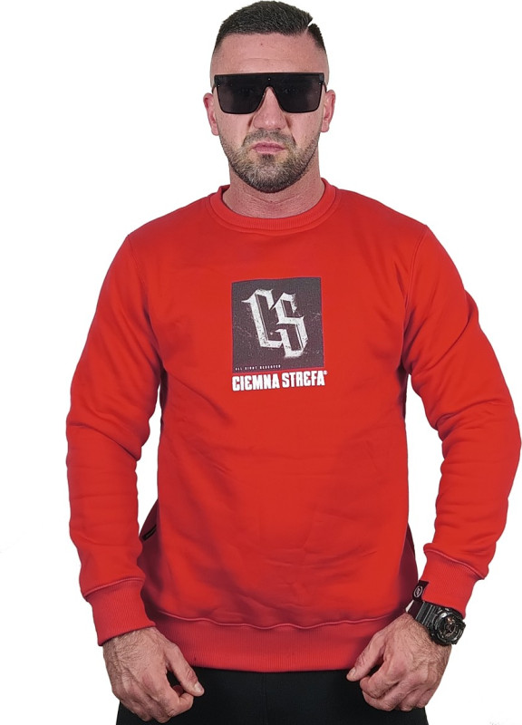 BLUZA KLASYK CS CZERWONA SPRAY