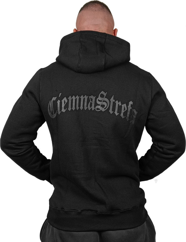 BLUZA KANGUR CZARNA // CIEMNA STREFA CZARNY GOTYK