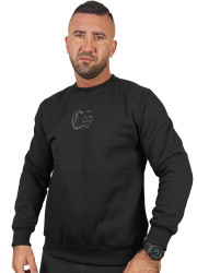 BLUZA KLASYK CZARNA CIEMNA STREFA CZARNY GOTYK BACK