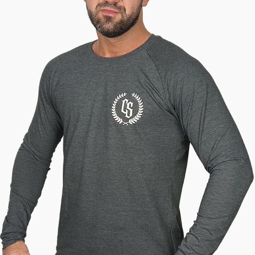 LONGSLEEVE CIEMNA STREFA // CS MAŁY LAUR // GRAFIT
