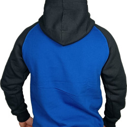 BLUZA REGLAN CIEMNA STREFA WIR CZARNY//CHABER