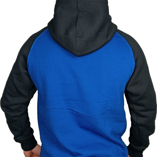 BLUZA REGLAN CIEMNA STREFA WIR CZARNY//CHABER