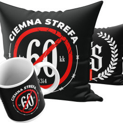 PAKIET UPOMINKOWY POSZEWKA ( BEZ WKŁADU ) STOP60//CS LAUR + KUBEK STOP60//CS LAUR