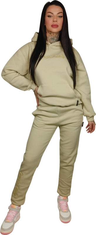 Komplet Dresowy CS Girls jasny beż/złoto