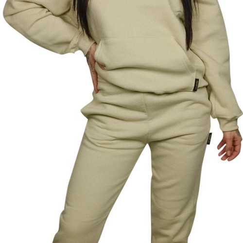 Komplet Dresowy CS Girls jasny beż/złoto