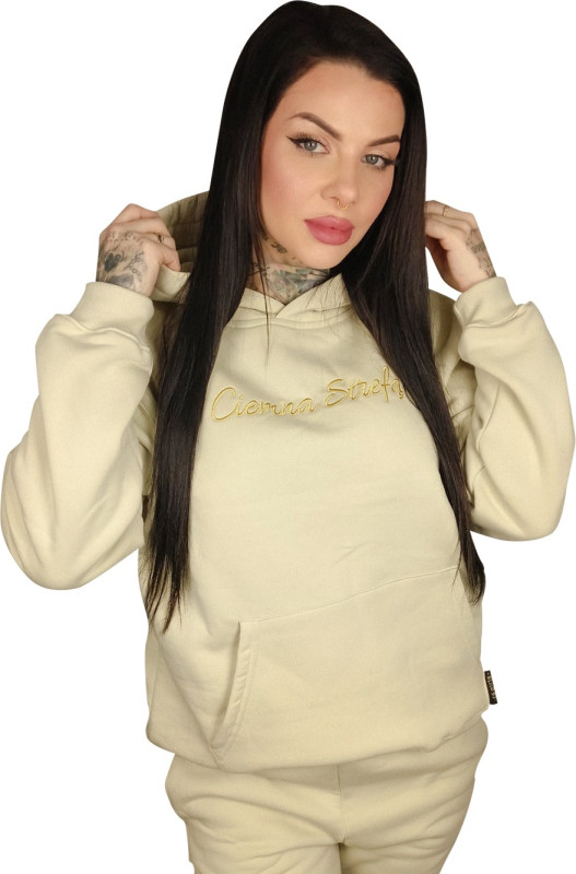 Komplet Dresowy CS Girls jasny beż/złoto