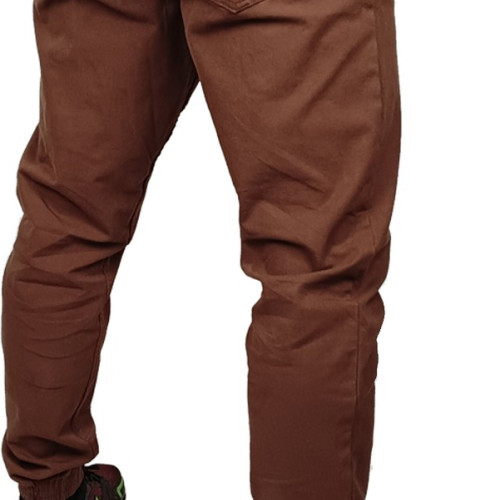 SPODNIE JOGGER CIEMNA STREFA GUMKA // BRĄZOWE