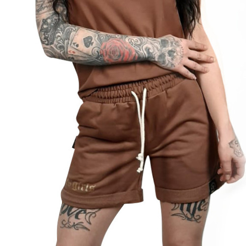 KOMPLET DAMSKI PREMIUM CS GIRLS czekolada/złoto