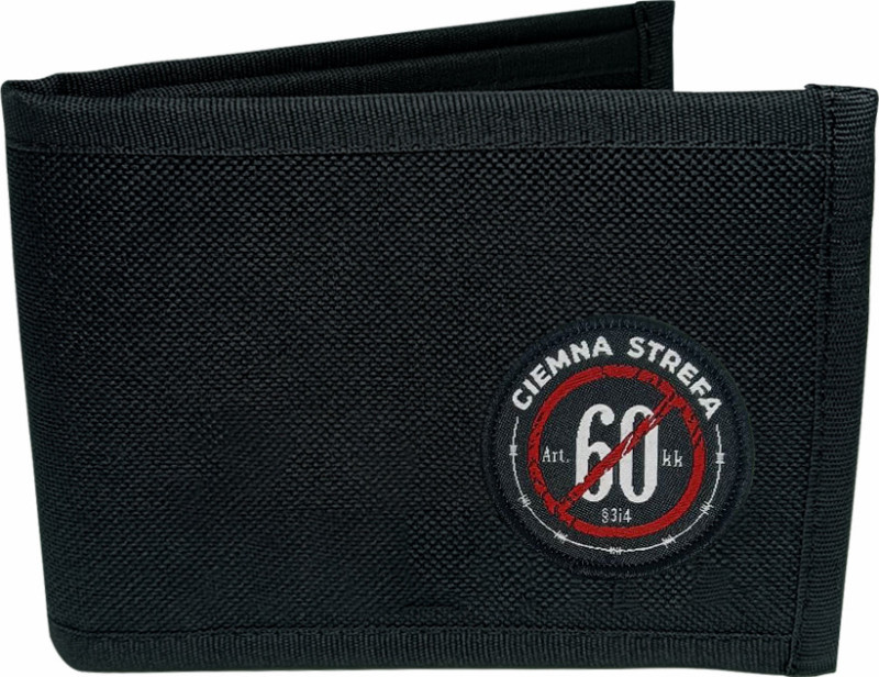 PORTFEL CZARNY CIEMNA STREFA STOP 60