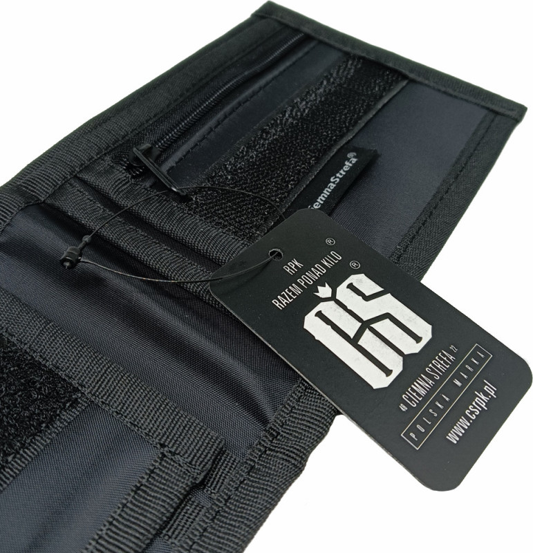 PORTFEL CZARNY CIEMNA STREFA GOTYK