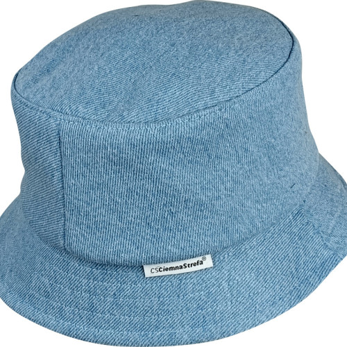 BUCKET HAT CIEMNY JEANS - CS LAUR