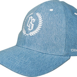 CZAPKA Z DASZKIEM CIEMNY JEANS - CS LAUR