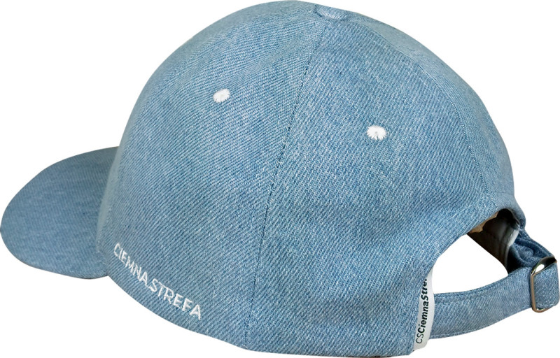 CZAPKA Z DASZKIEM CIEMNY JEANS - CS LAUR