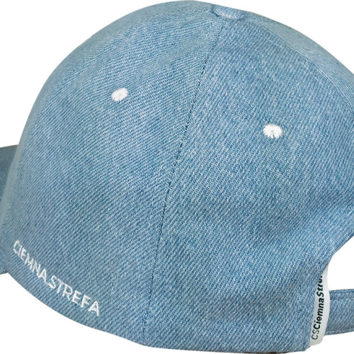 CZAPKA Z DASZKIEM CIEMNY JEANS - CS LAUR