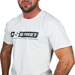 T-SHIRT BIAŁY CS STREET