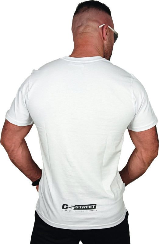 T-SHIRT BIAŁY CS STREET