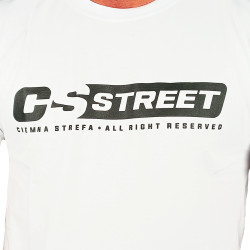 T-SHIRT BIAŁY CS STREET