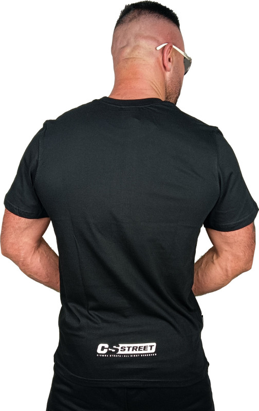 T-SHIRT CZARNY CS STREET