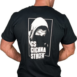 T-SHIRT CZARNY CS CIEMNA STREFA FACE
