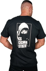 T-SHIRT CZARNY CS CIEMNA STREFA FACE