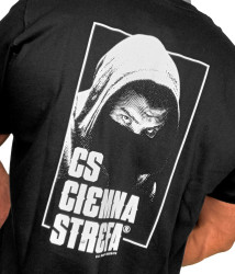 T-SHIRT CZARNY CS CIEMNA STREFA FACE