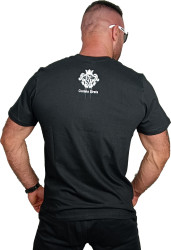 T-SHIRT CZARNY CS HERB BROKEN GLASS