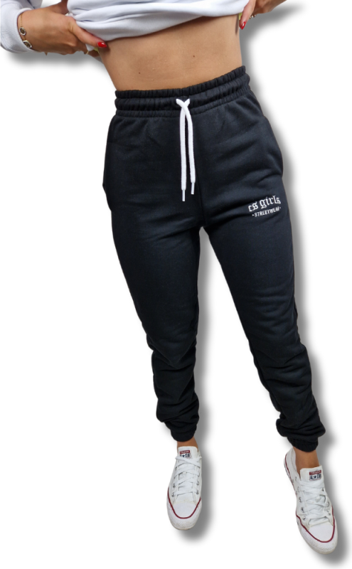 SPODNIE DRES CS GIRLS (HAFT) / CZARNE