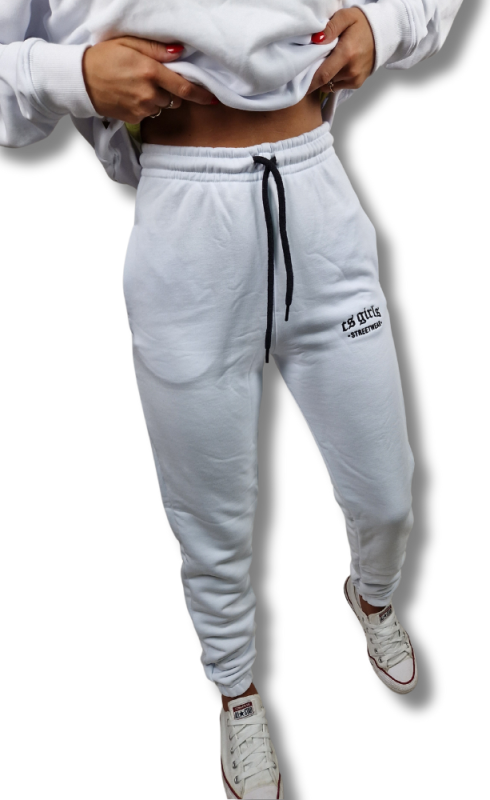 SPODNIE DRES CS GIRLS ( HAFT ) / BIAŁE