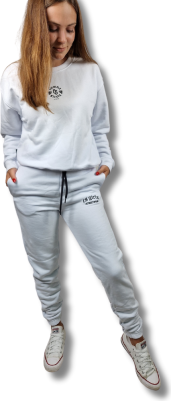 SPODNIE DRES CS GIRLS ( HAFT ) / BIAŁE