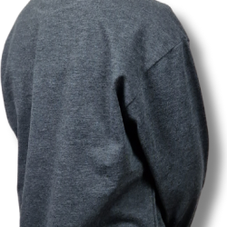 LONGSLEEV DOBRY DZIECIAK GRAFIT/POMARAŃCZ