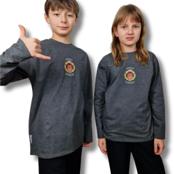 LONGSLEEV DOBRY DZIECIAK ANIMALS GRAFIT/MAŁPA