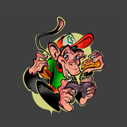 LONGSLEEV DOBRY DZIECIAK ANIMALS GRAFIT/MAŁPA