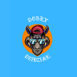 LONGSLEEV DOBRY DZIECIAK ANIMALS TURKUS/ NOSOROŻEC