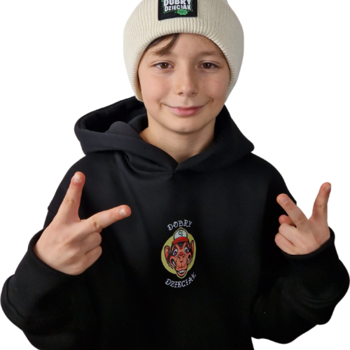 CZAPKA ZIMA uni DOBRY DZIECIAK CS / ŚMIETANKA