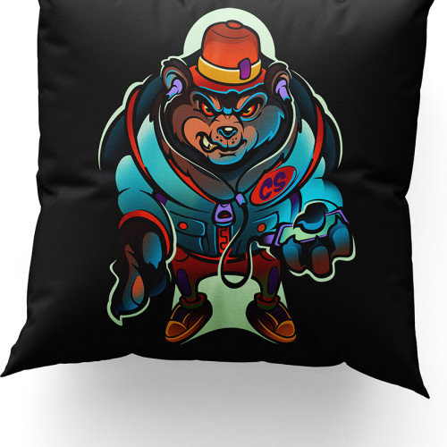 ZESTAW DOBRY DZIECIAK ANIMALS NIEDŹWIEDŹ POSZEWKA (BEZ WKŁADU) + KUBEK CERAMICZNY