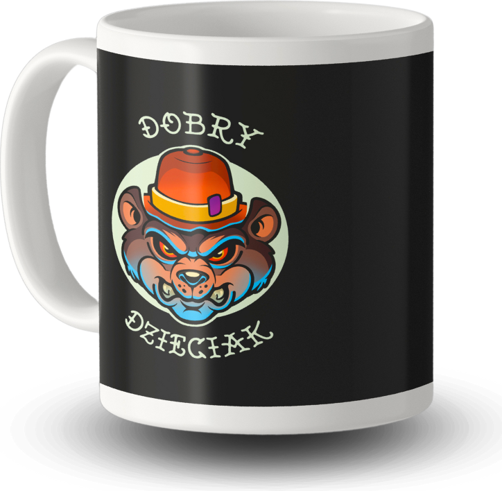 ZESTAW DOBRY DZIECIAK ANIMALS NIEDŹWIEDŹ POSZEWKA (BEZ WKŁADU) + KUBEK CERAMICZNY