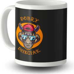 ZESTAW DOBRY DZIECIAK ANIMALS NOSOROŻEC POSZEWKA (BEZ WKŁADU) + KUBEK CERAMICZNY