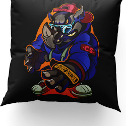 ZESTAW DOBRY DZIECIAK ANIMALS NOSOROŻEC POSZEWKA (BEZ WKŁADU) + KUBEK CERAMICZNY