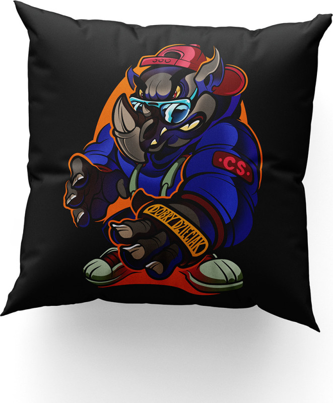 ZESTAW DOBRY DZIECIAK ANIMALS NOSOROŻEC POSZEWKA (BEZ WKŁADU) + KUBEK CERAMICZNY