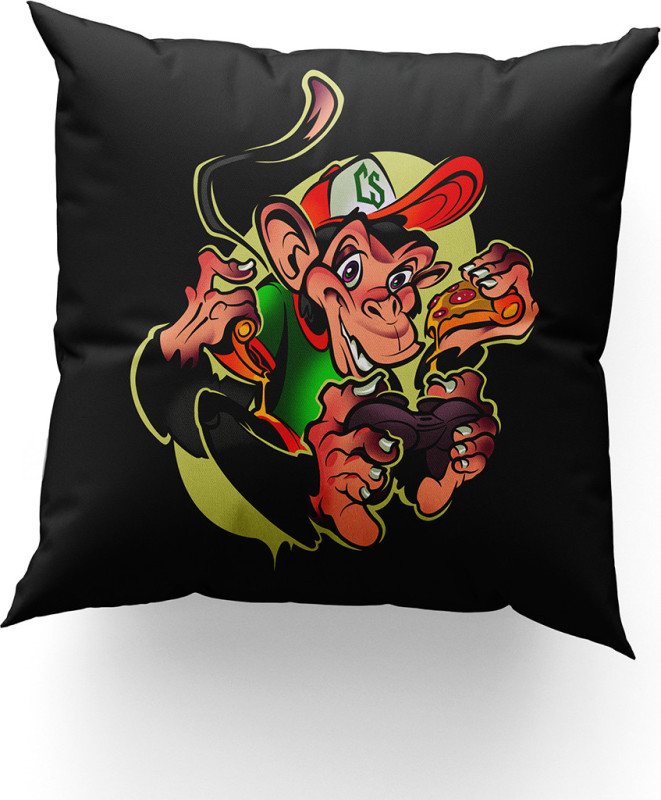 ZESTAW DOBRY DZIECIAK ANIMALS MAŁPA POSZEWKA(BEZ WKŁADU) + KUBEK CERAMICZNY