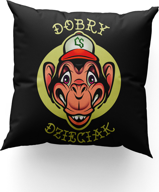 ZESTAW DOBRY DZIECIAK ANIMALS MAŁPA POSZEWKA(BEZ WKŁADU) + KUBEK CERAMICZNY