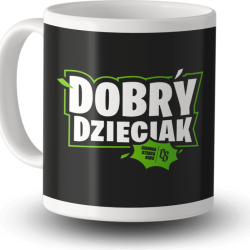 ZESTAW DOBRY DZIECIAK POSZEWKA (BEZ WKŁADU) + KUBEK CERAMICZNY
