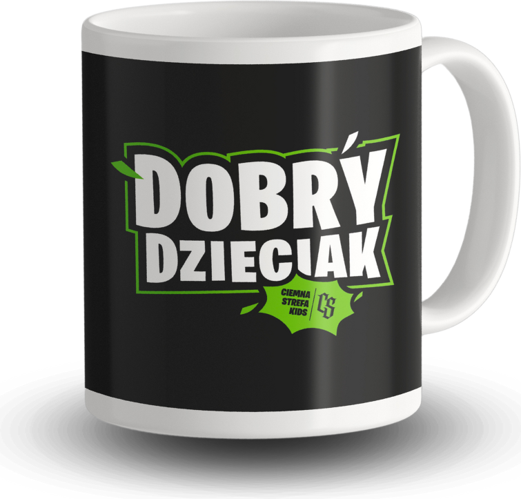 ZESTAW DOBRY DZIECIAK POSZEWKA (BEZ WKŁADU) + KUBEK CERAMICZNY