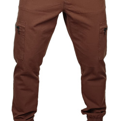 SPODNIE JOGGER CARGO CIEMNA STREFA GUMKA // CZEKOLADOWE