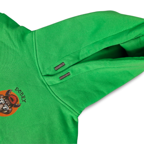 BLUZA KANGUR DOBRY DZIECIAK ANIMALS ZIELONA/ NOSOROŻEC