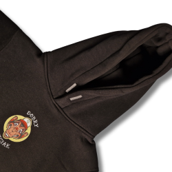 BLUZA KANGUR DOBRY DZIECIAK ANIMALS CZARNA/ MAŁPA