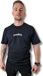 T-SHIRT CS GOTYK DUŻE LOGO BACK CZARNO/ BIAŁA