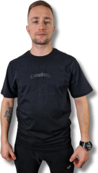 T-SHIRT CS GOTYK DUŻE LOGO BACK CZARNO/ CZARNA